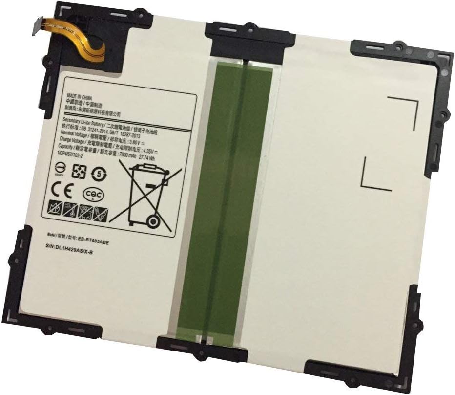 Replacement EB-BT585ABE EB-BT585ABA Battery for Samsung Galaxy Tab A 10.1" Tablet SM-T580 T585 T587, SM-P580 SM-T585C SM-T587 SM-T587P