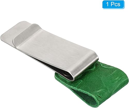 Miniatura 3 de PATIKIL Clip para bolígrafo para cuaderno, diario de viaje de cuero, soporte para lápices, marcador de manga tallada con clip de acero inoxidable,