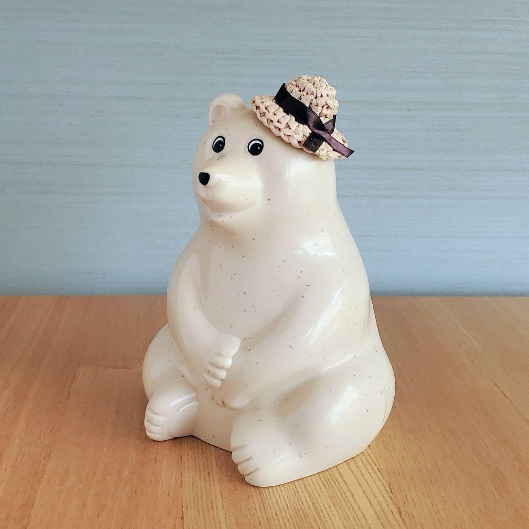 しろくま貯金箱　麦わら帽子　2点セット Amazon.co.jp: 麦わら帽子 (しろくま貯金箱用小物) : おもちゃ