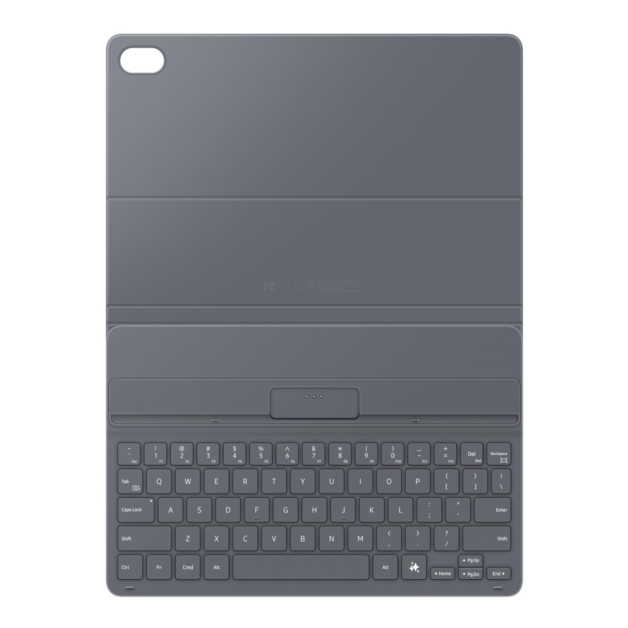 Samsung Book Cover Keyboard Slim EF-DX730 do Galaxy Tab S11 z klawiaturą QWERTZ i przyciskiem AI, etui na tablet, smukła konstrukcja, czarna