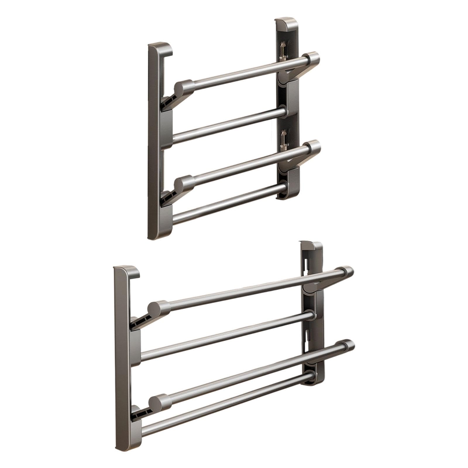 Wall Mounted Shoe Rack Foldable Accessories Storage Rack for RV Door Bedroom 30cm-image-25