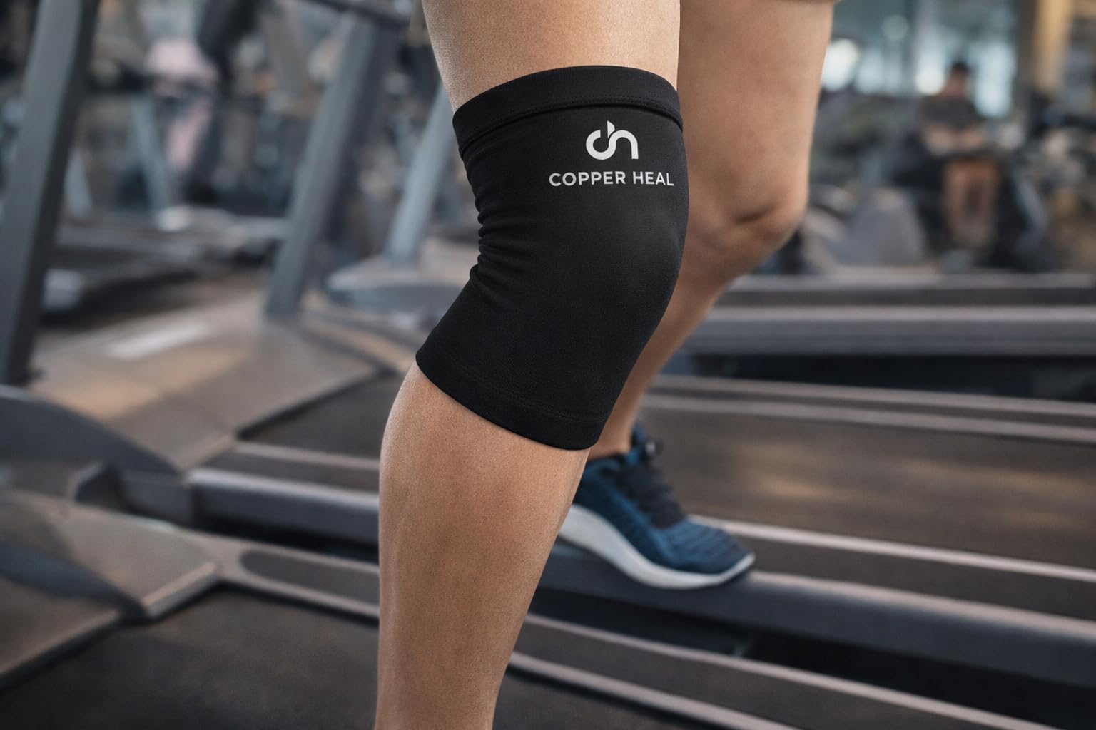 COPPER HEAL FASCIA COMPRIMENTE Ginocchiera Tutore Gomito Recupero Medico Infuso Rame Supporto Stiff Muscoli Articolazioni Tendinite Braccio Avvolgente XL