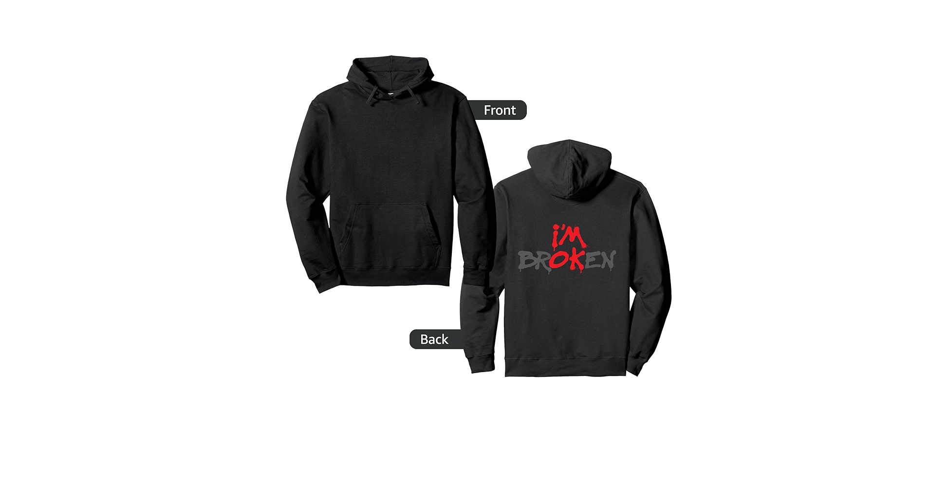 ジャケット・アウター STRONG 005 BROKEN HOODIE (BLACK) STRONG 005 BROKEN HOODIE (BLACK)