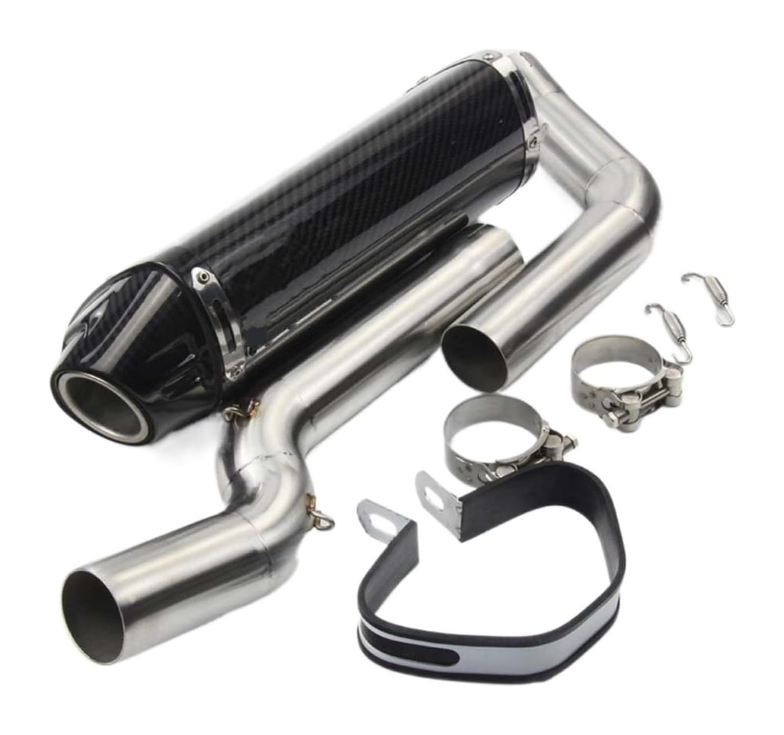 Per CBR600 2003 2004 Sistema Completo Collegamento Centrale Silenziatore In Fibra Di Carbonio DB Killer Catalizzatore Tubo Scarico Per Moto Silenziatore Di Scarico Tubo Per Motocicletta