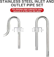 Kamanan Rozsdamentes Acél Lily Pipe Bemeneti Cső 12 mm - Akváriumi Felszíni Szkimmer Szűrőhöz, Növényes Akváriumokhoz Kompatibilis

AI: I've 2