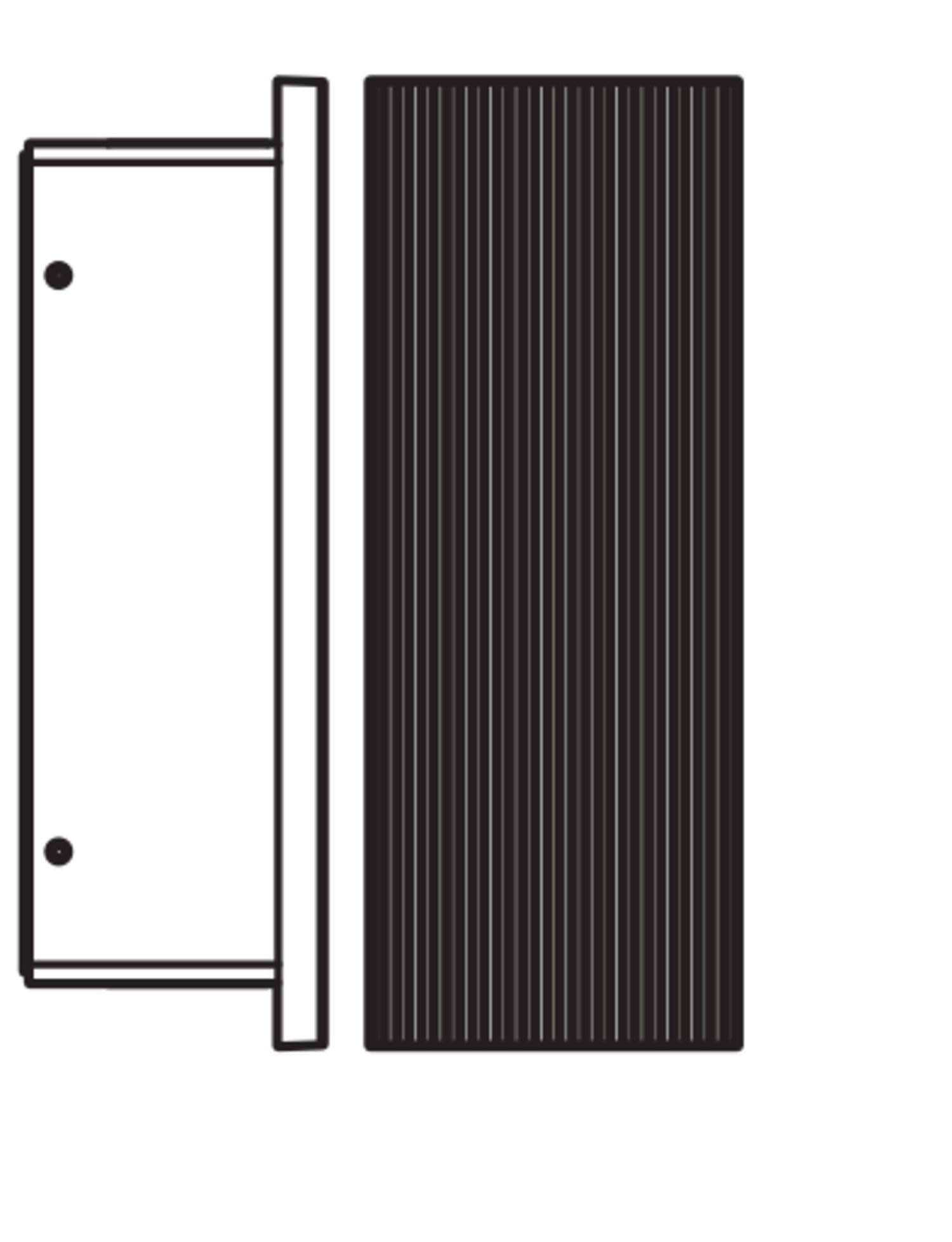 Licht-Erlebnisse LED Wandleuchte Up Down Aluminium Dunkelgrau 3000 K IP54 Haus Balkon gemütlich H:18.4 cm elegant Wandlampe Außen