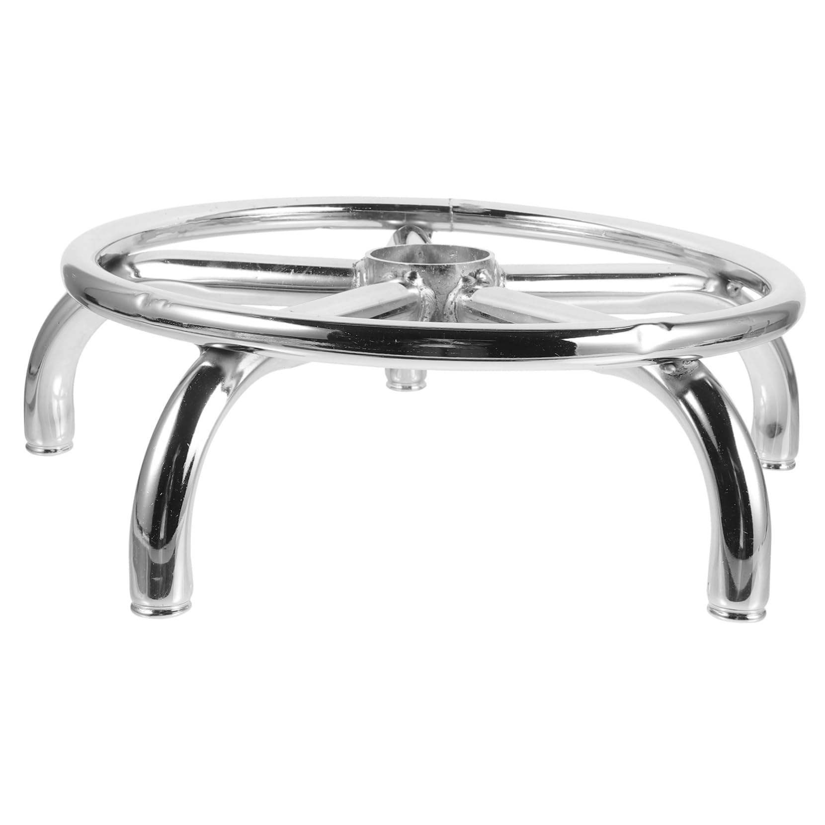 Base giratoria de silla de aluminio con rotacion suave para repuesto de asiento oficina