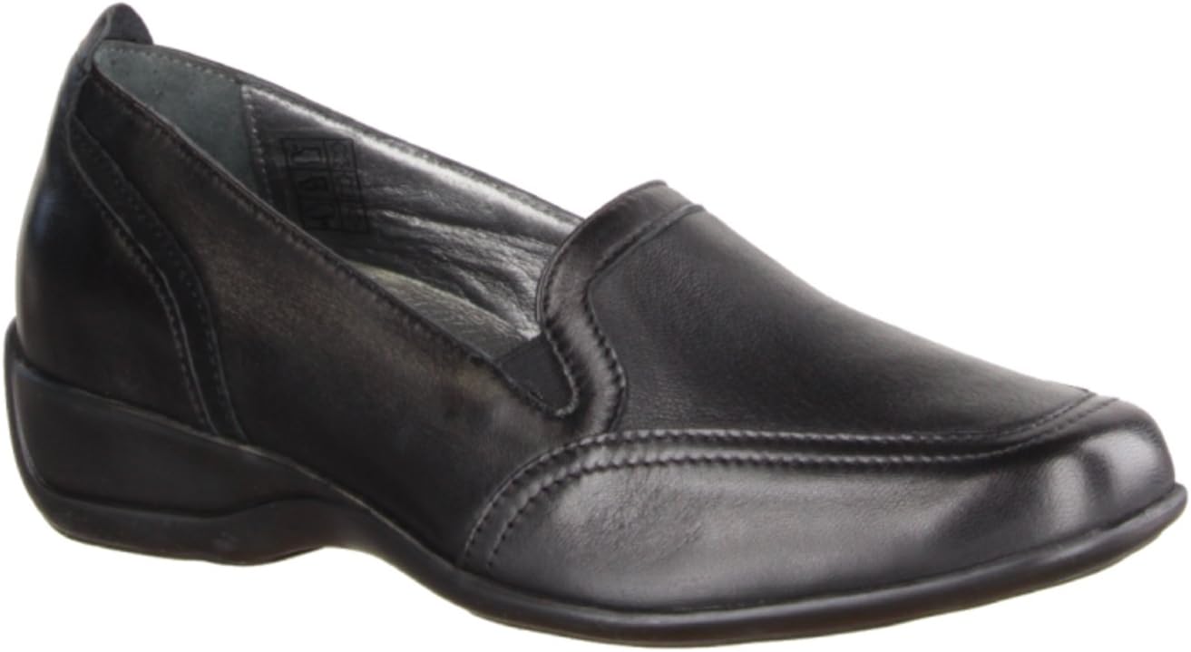 XSENSIBLE Xsens Collectible Cismon Womens Comfortable Shoes/Lose Inlay Black Stretch Leather (Stretchy) Black Size: 9