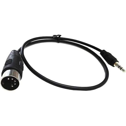 5-Pin DIN-Male Cable 0.5m 5mm