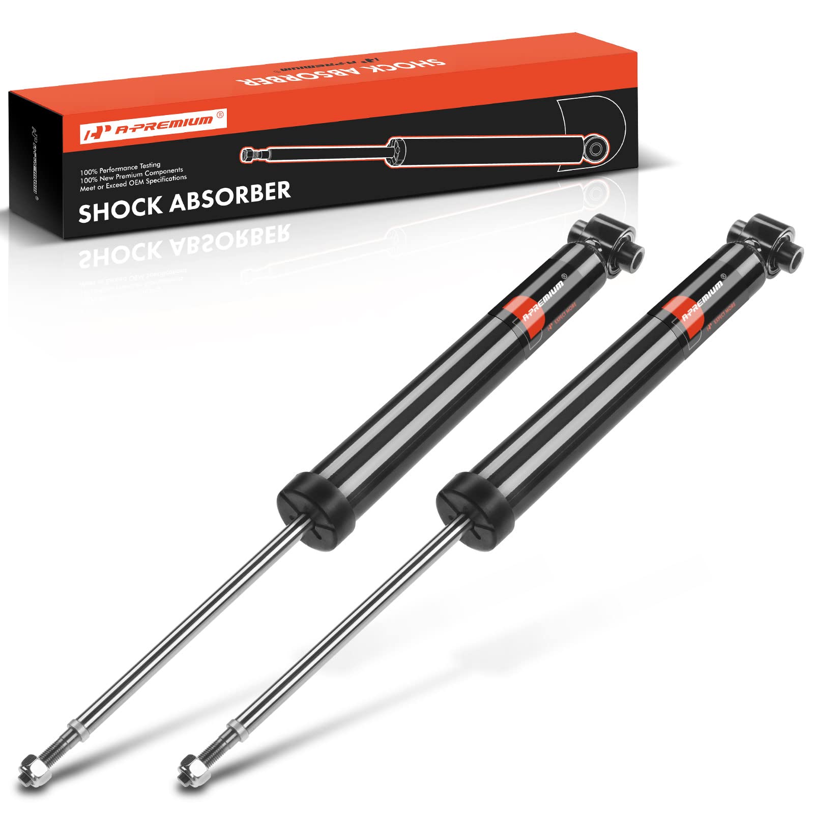 A-Premium Rear Pair (2) Shock Absorber Compatible with Kia Sorento 2016 2017 2018 2019 2020, Driver and Passenger Side