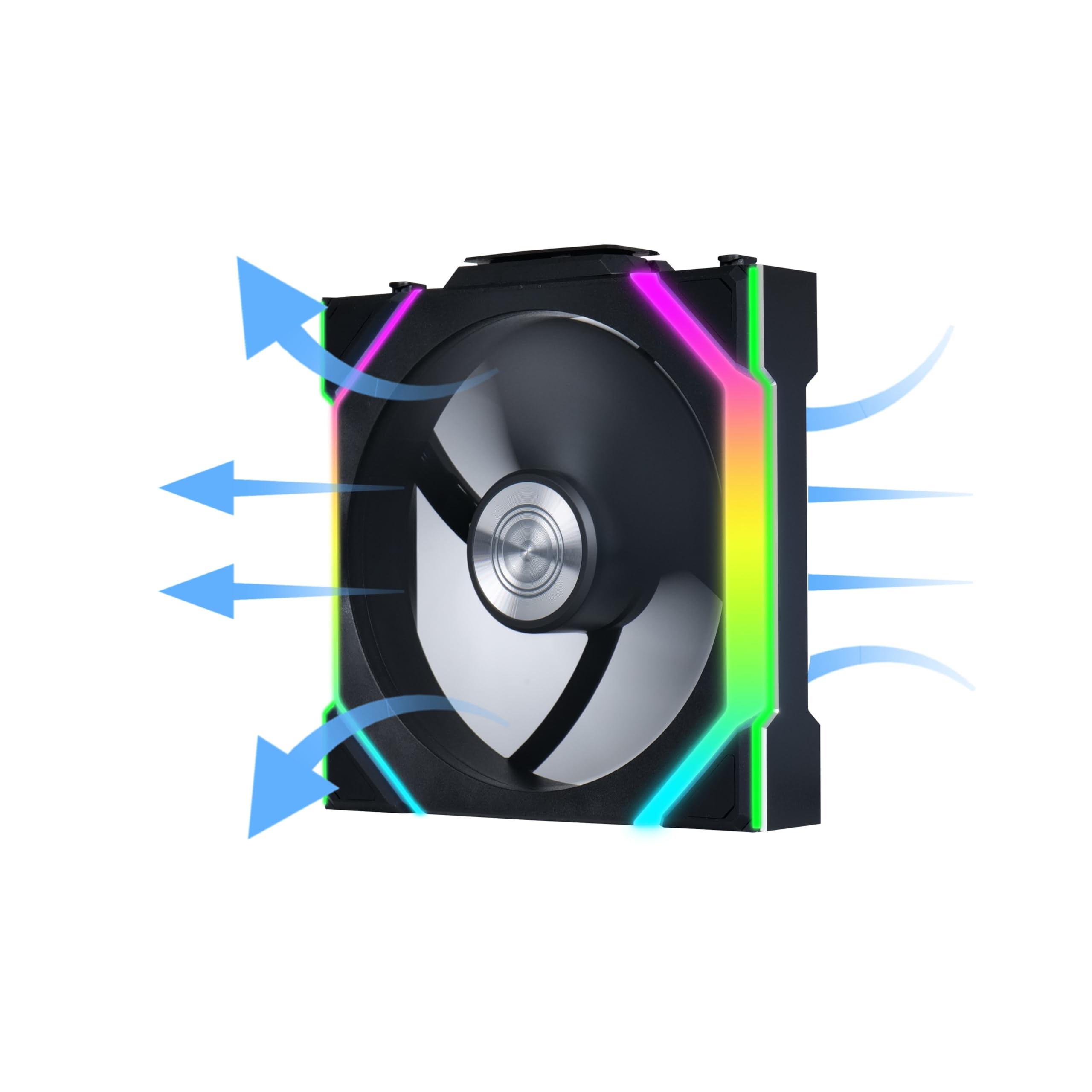 Lian Li UNI FAN RS SL Wireless 120 3ファン Amazon | LIANLI 120mm ARGBファン リバースモデル UNI FAN RS SL