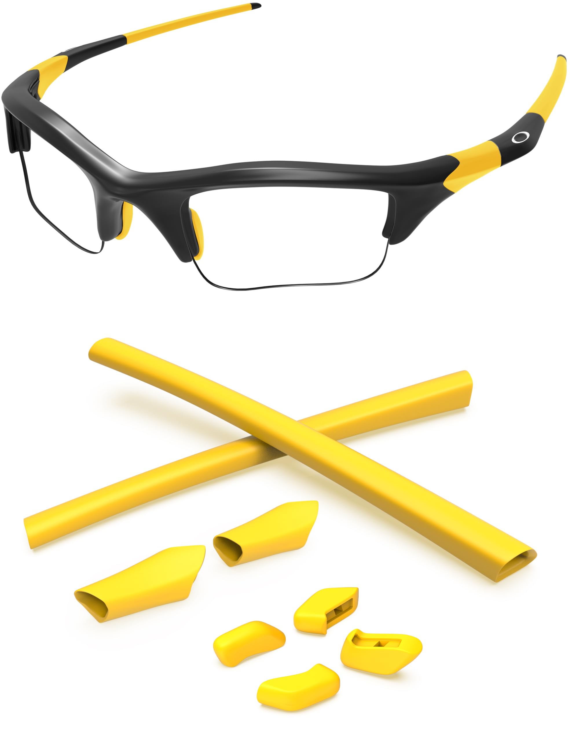 Replacement Nose Pieces &amp; Ear Socks Rubber Kits for Oakley Half Jacket/Half Jacket XLJ