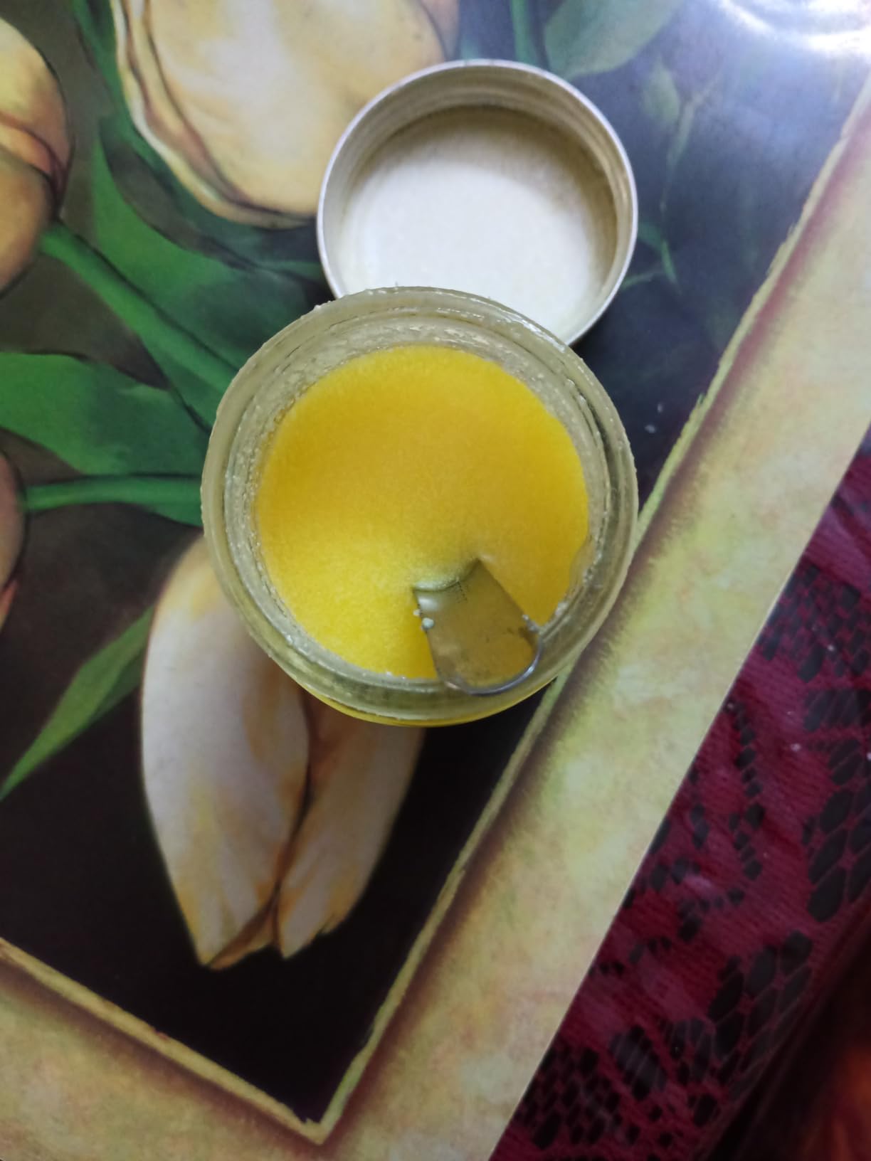 Anveshan A2 Cultured Desi Cow Ghee 900ML CurdChurned Pure, Natural