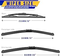 Vista 2 de 3 wipers Replacement for 2013-2021 2022 2023 Chevrolet Chevy trax/2013-2021 2022 Buick Encore, Windshield Wiper Blades Original Equipment