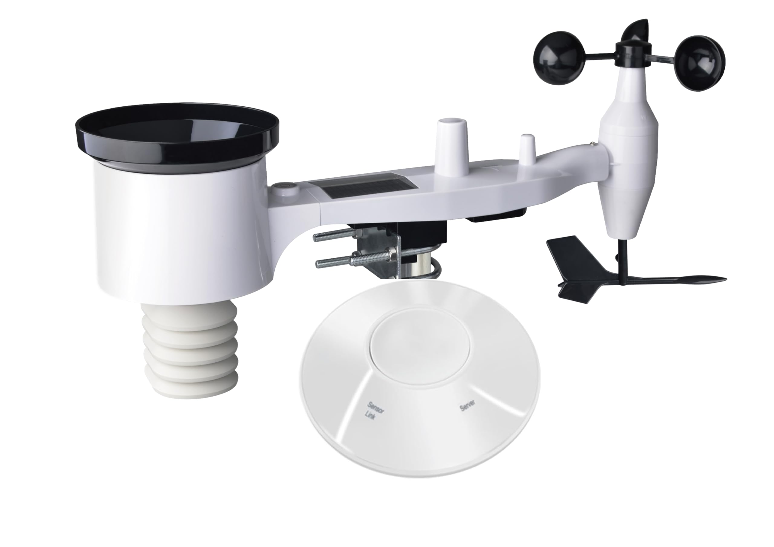 froggit DP2000 - Estación meteorológica inalámbrica 7 en 1 con sensor exterior en T | Inalámbrico, diseño en T