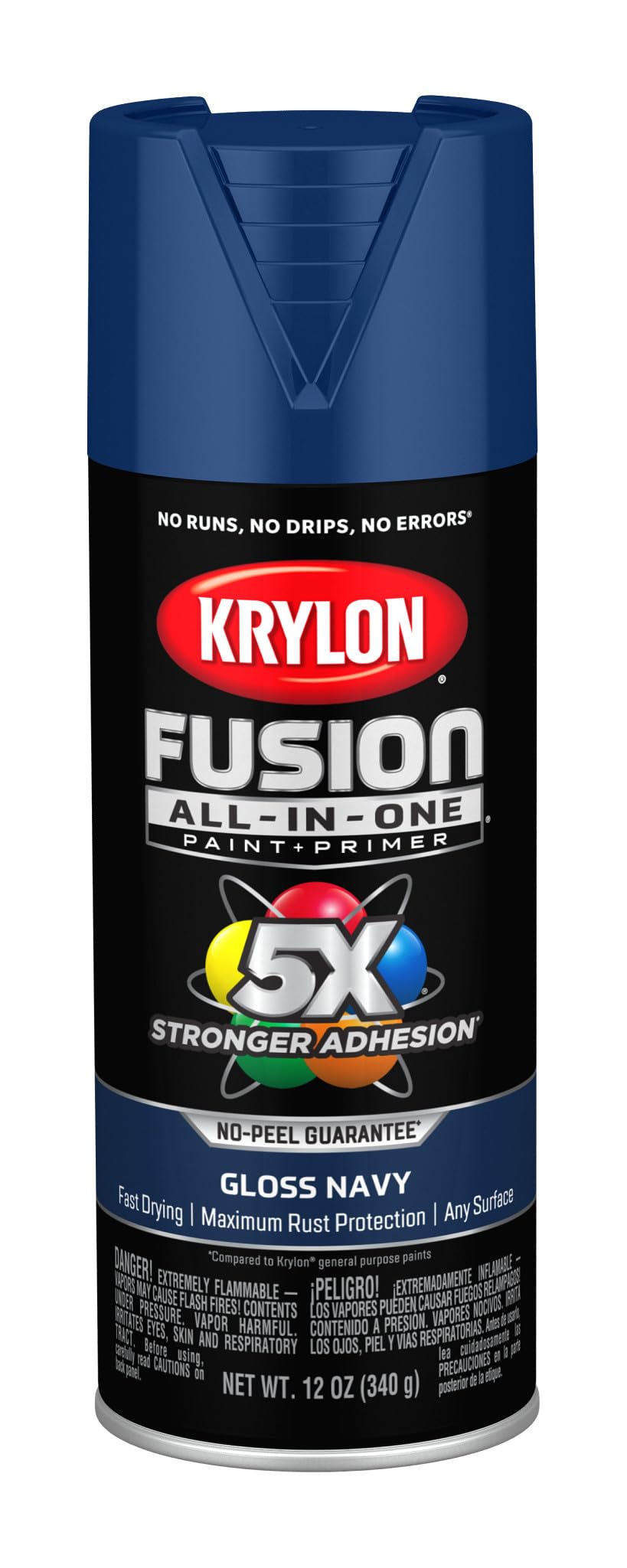 Krylon Fusion All-In-One Gloss Spray Paint &amp; Primer, Navy - 1 Each