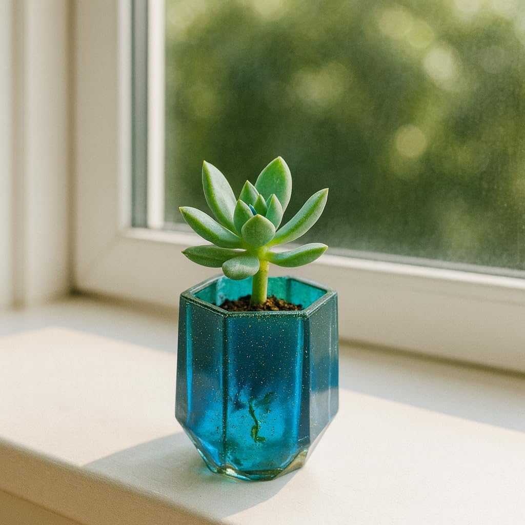 5PCS Silicone Flower Pot Planter Mold – DIY Candle Holder Mould for Succulent Plant, Concrete, Gypsum, Cement, Epoxy, Resin Casting, Vase, Jar, Storage Box Craft Decoration, Included 5 Different Shape
