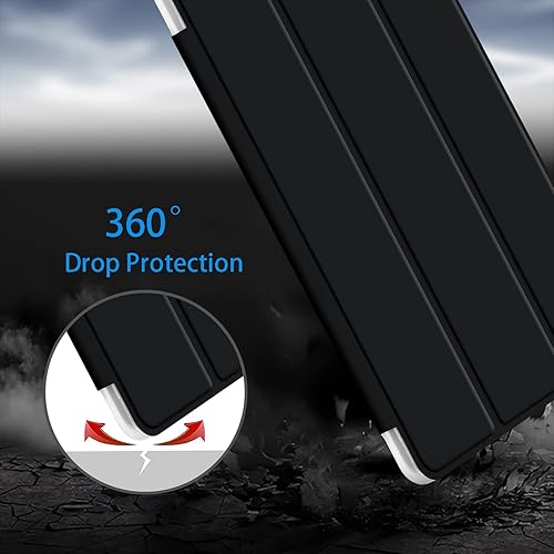 Miniatura 8 de Gahwa Funda para iPad Pro de 12.9 2022202120202018 (6543 generación), soporte delgado y triple pliegue + carga de lápiz Apple de 2 generación +