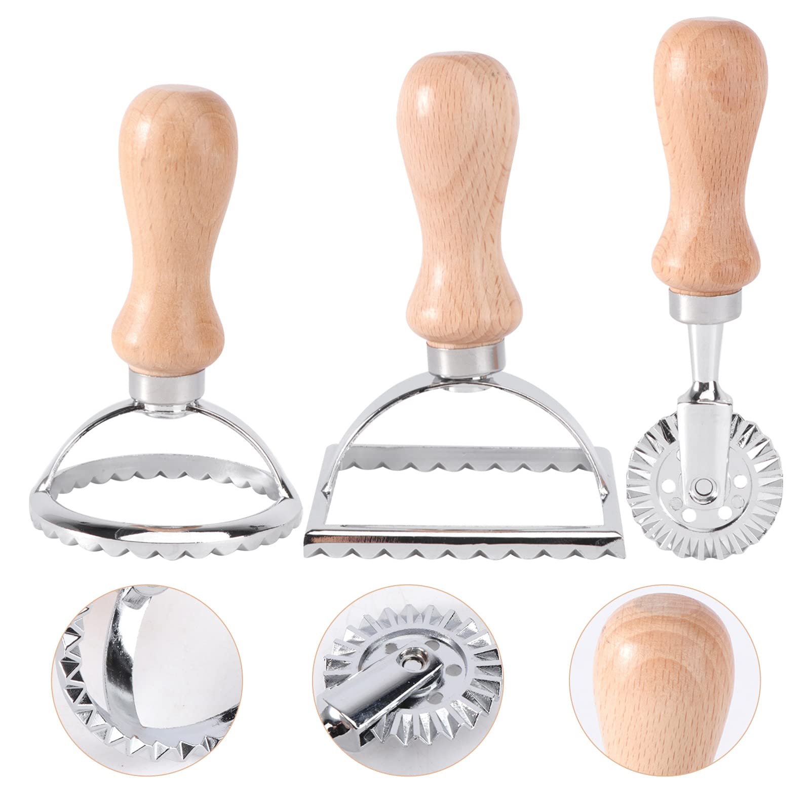 PRETYZOOM 6stücke Teiliges Ausstechformen Für Kekse Mit Holzgriff Lace Biscuit Cutter Geeignet Für Kreative Backprojekte Und Kindergeburtstage Für Kuchen Und Plätzchen
