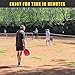 SunNordic Pickleball Court Marker Kit, Official Size Pickleball Court Lines Set with Drawstring Bag, Create Your Own Pickleball Court for Driveway, Backyard, Park & Lawn