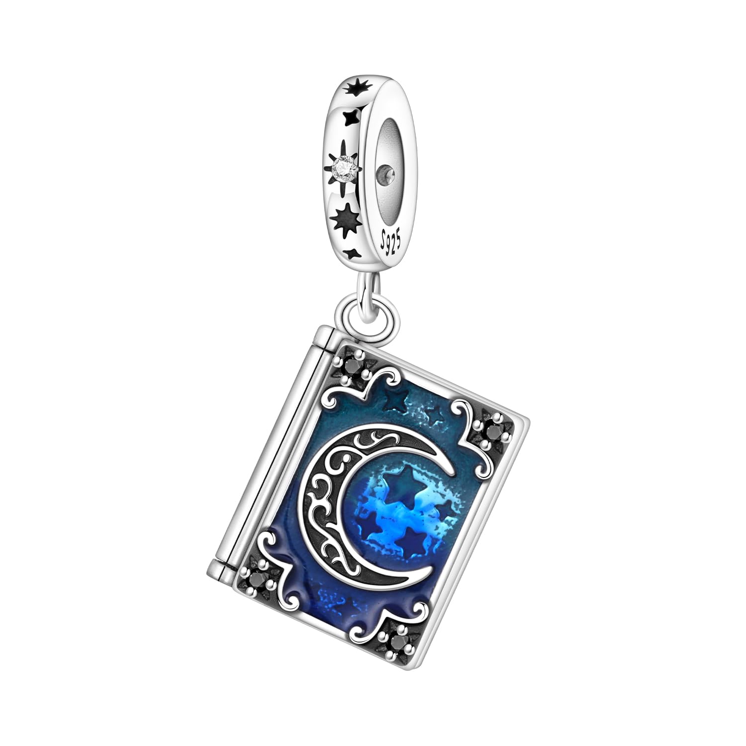CYCUFF 925er Sterlingsilber-Anhänger, geeignet für Armbänder, Anhängerperlen, Anhängerketten, Schmuck, Geschenk für Frauen, Familie, Freunde