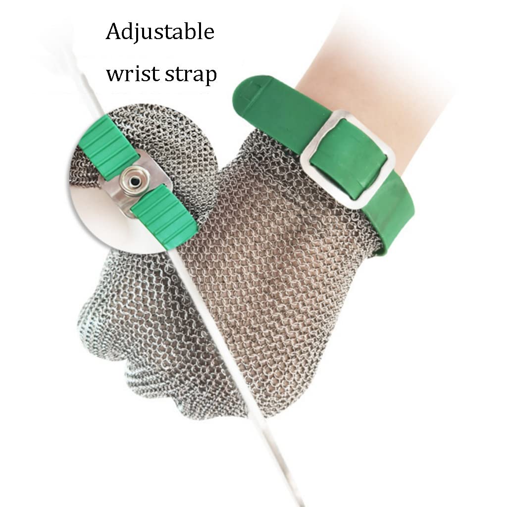 Guantes cómodos, Transpirables, Resistentes a los Cortes, adecuados for matadero/jardín/Aventura al Aire Libre, Antideslizante y Resistente al Desgaste (Size : 2pcs/XL)