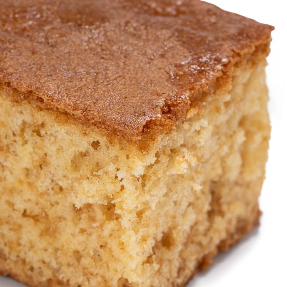 Bizcocho de Naranja sin Azúcares Añadidos – Ralladura Natural 8% – Endulzado con Maltitol – Tierno y Esponjoso – Ideal Desayuno y Merienda – Bollería/Repostería de Naranja