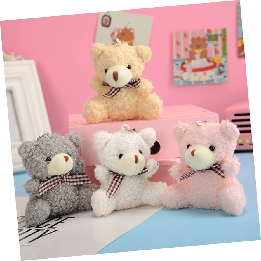 クマのキャラクター ぬいぐるみ キーチェーン付き ハッピーカラー クマ キーチェーン|【ぬいぐるみのセキグチ