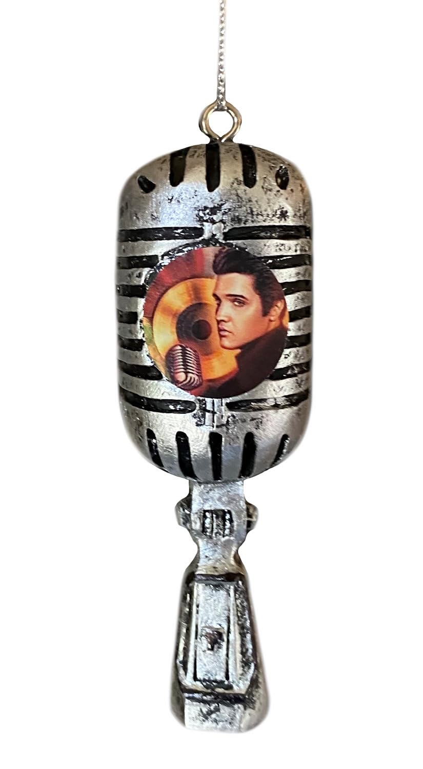 Elvis Presley Microphone Hanging Ornament