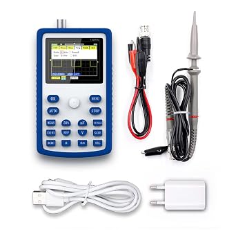 1C15 Digital Oscilloscope Handheld 500MS/s Sampling Rate 110MHz Analog Bandwidth Support Waveform Storage
