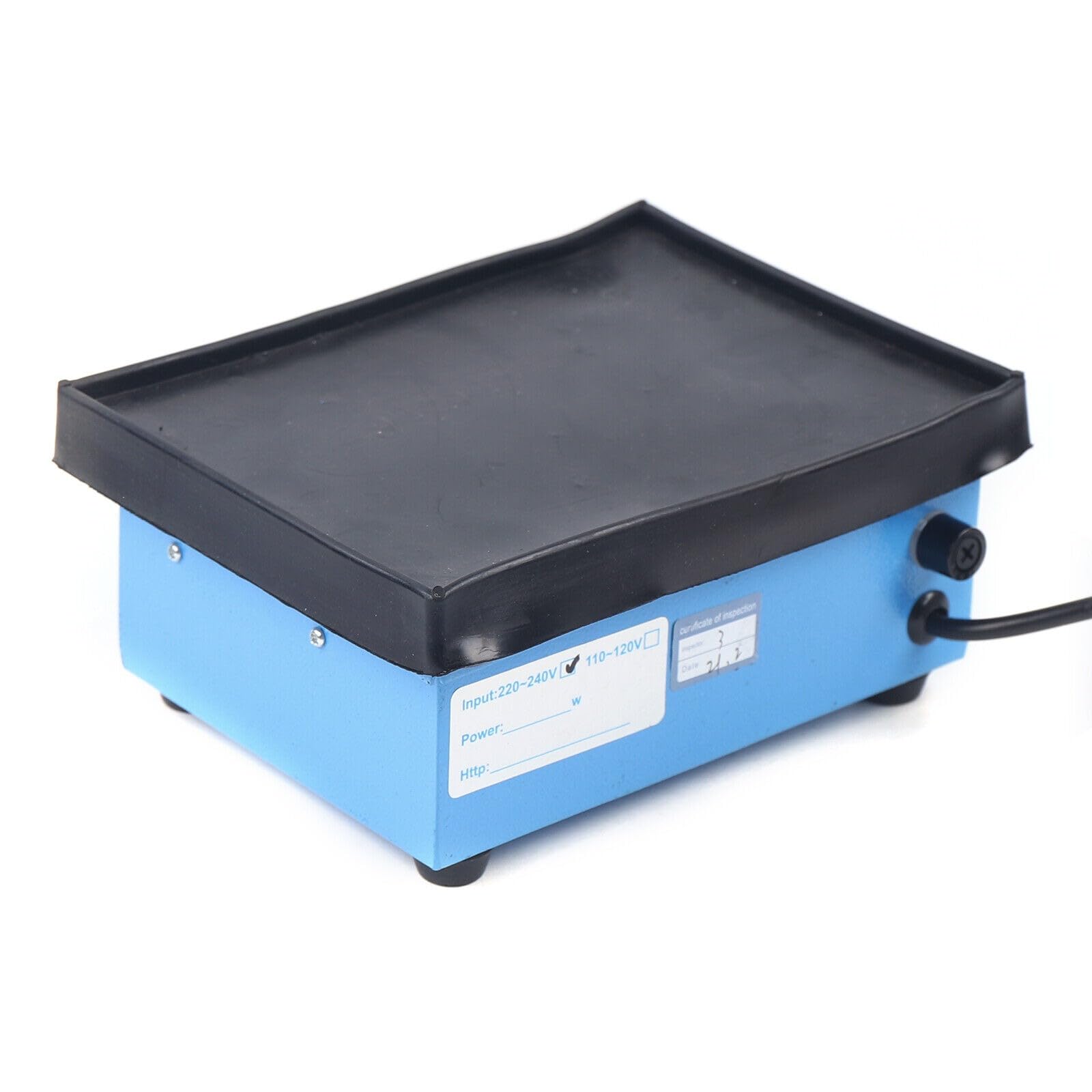 Labor Rüttler Vibrator Technik Labor Gipsmodell 130W 220V Blau geeignet für die Herstellung von Gipsmodellen im mechanischen Bereich vibrationsintensität einstellbar langlebig und einfach zu reinigen