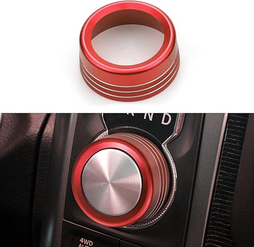 Miniatura 7 de Cubiertas de perilla para decoración interior de automóvil, accesorios para interruptor de faros delanteros y palanca de cambios, cubierta de