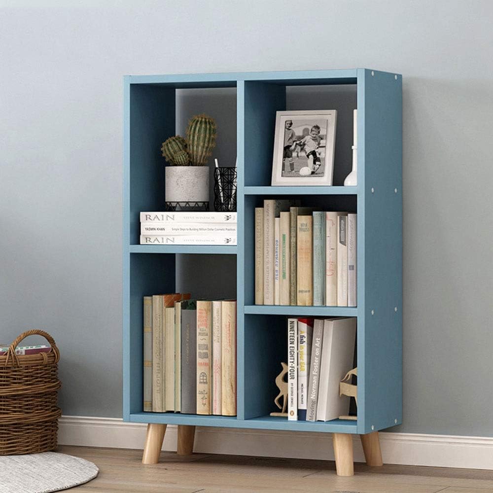 Lumeng Wood Bookcase Bookshelf for CDs Records Books Home