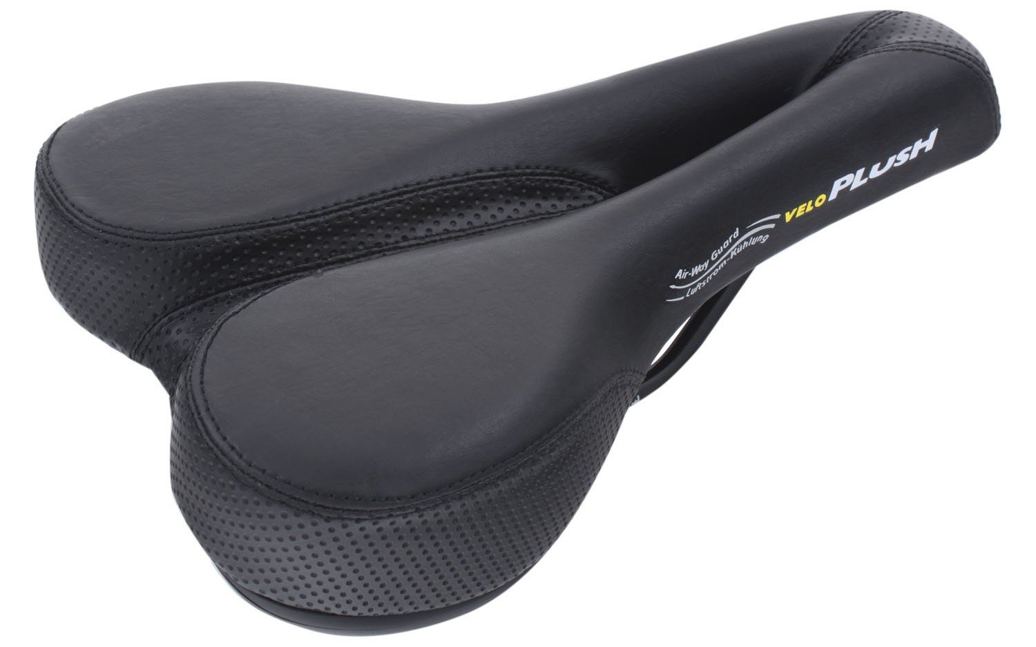 Velo Fahrradsattel Plush Deep Channel Sattel Trekkingsattel Herrensattel