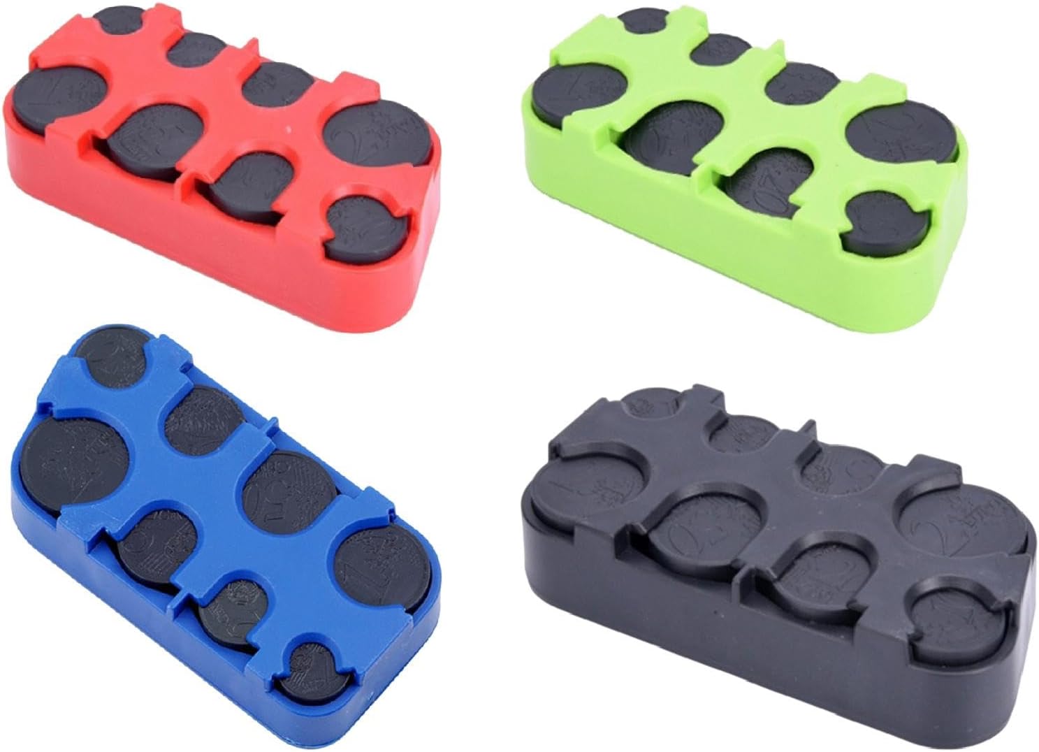 Coin Storage Box Collectible Sorter Coin Storage Case Coin Dispenser Storage Red