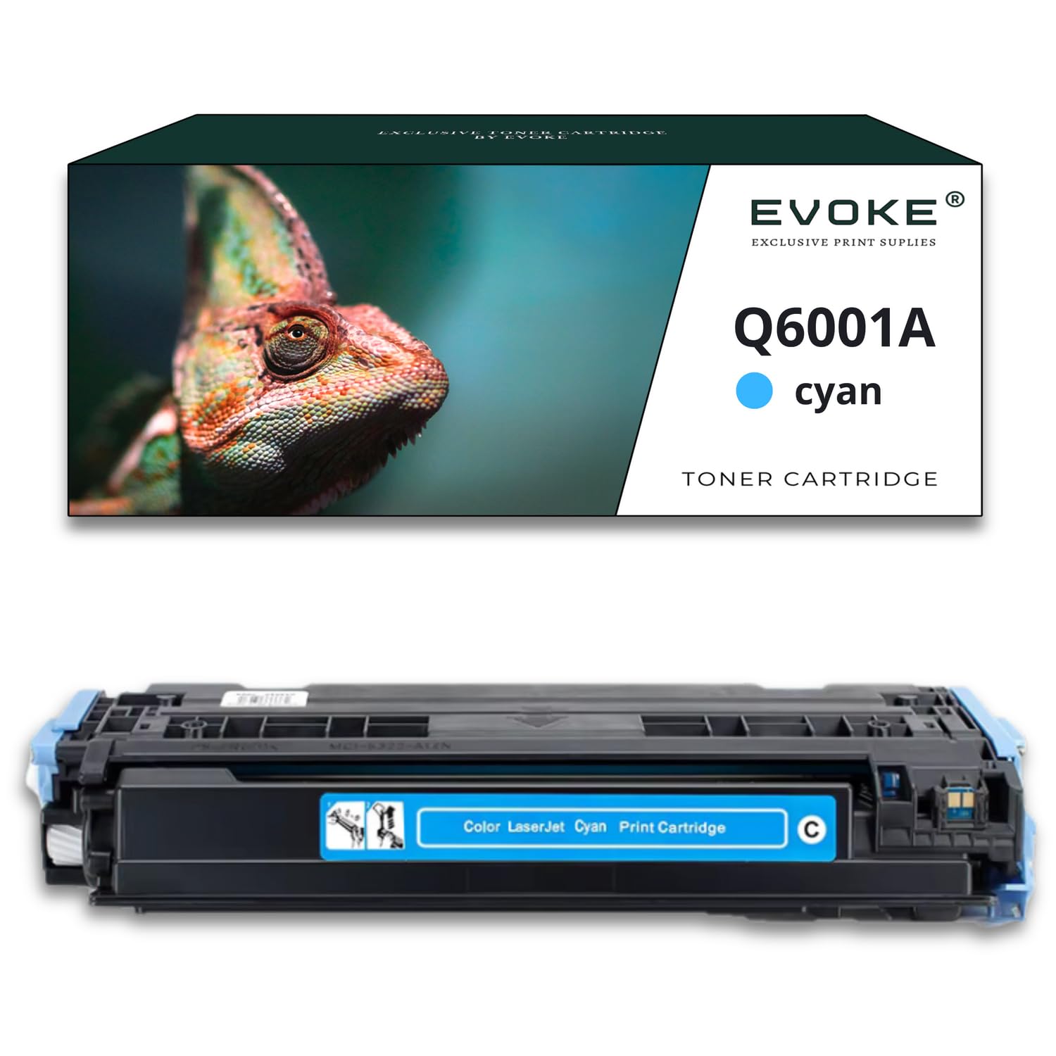 EVOKE Q6000A Q6001A Q6002A Q6003A Toner Kompatybilny z HP Color Laserjet 1600 2600 2605 CM1015 CM1017 (Zestaw CMYK) 8500 Stron