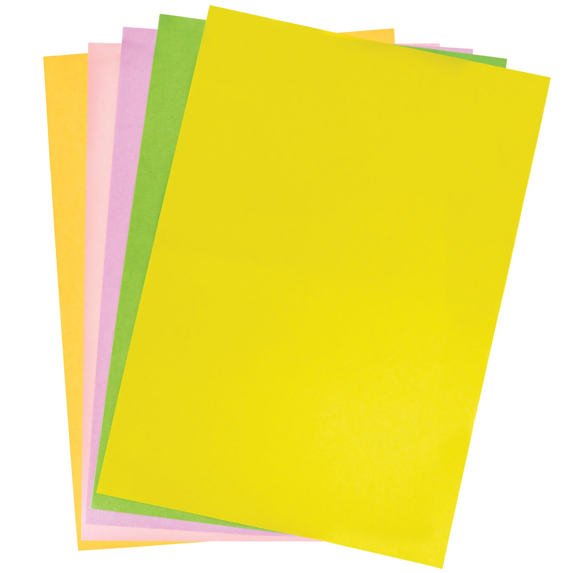 Baker Ross FN207 A3 Sugar Paper Pack - Pack of 40, Recycled Arts and Crafts Coloured Paper for Drawing, Sketching and Scrapbook