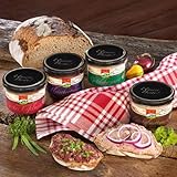 Herzhaftes für eine Brotzeit. Schlemmerpaket mit 4 köstlichen Fleischspezialitäten. (1 Packung)