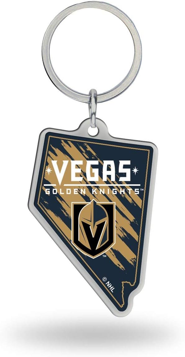 NHL State Shape Keychain