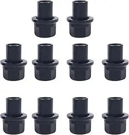 Conjunto De 10 Porcas De Roda De Duaspç Com Manga De 28 Mm, Adequadas Caminhões Pesados Com Rodas Duplas De Alumínio Alcoa Com Cubo Piloto, Flange M22X1,5, Sextavado De 33 Mm, Furo De Parafuso