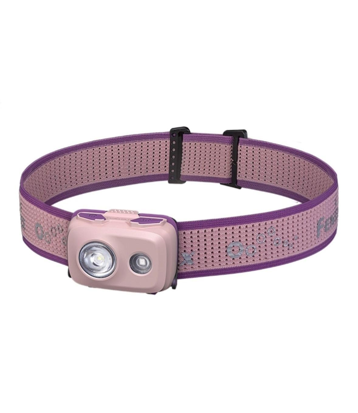 fenix HL16 Pink Lightweight Multipurpose Headlamp | 450 lumens | 104m | 100 Hrs Max | AAA Powered | Red Light Mode | SOS Function | IP66