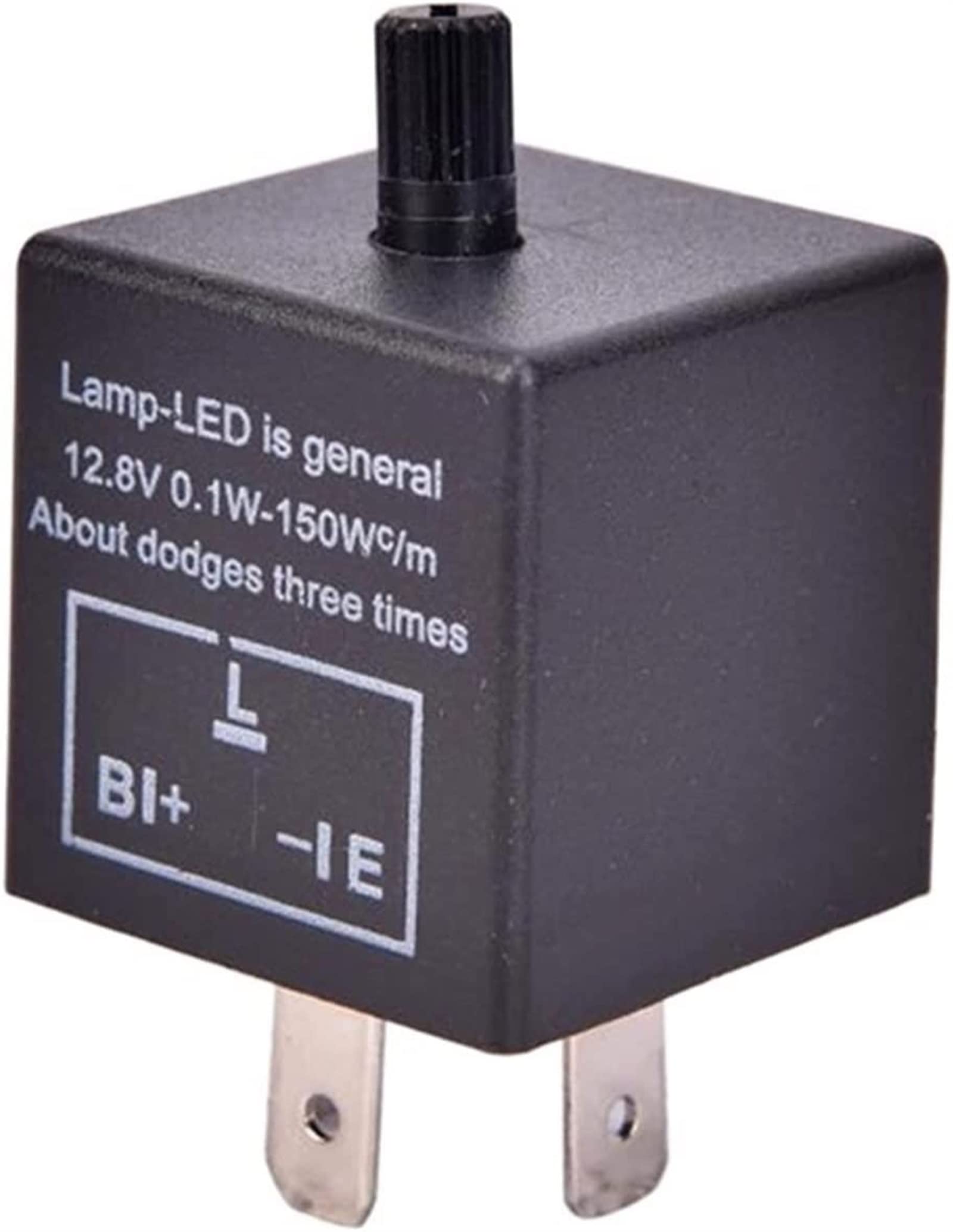 FIDEMM 1 Stück 12 V 3-poliges LED-einstellbares Auto-Blinker-Blitzrelais for Blinkerleuchte CF13