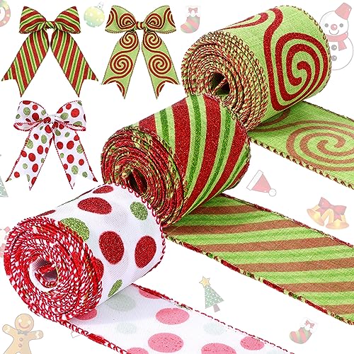 Yinder Christmas Wired Ribbon Variety Pack