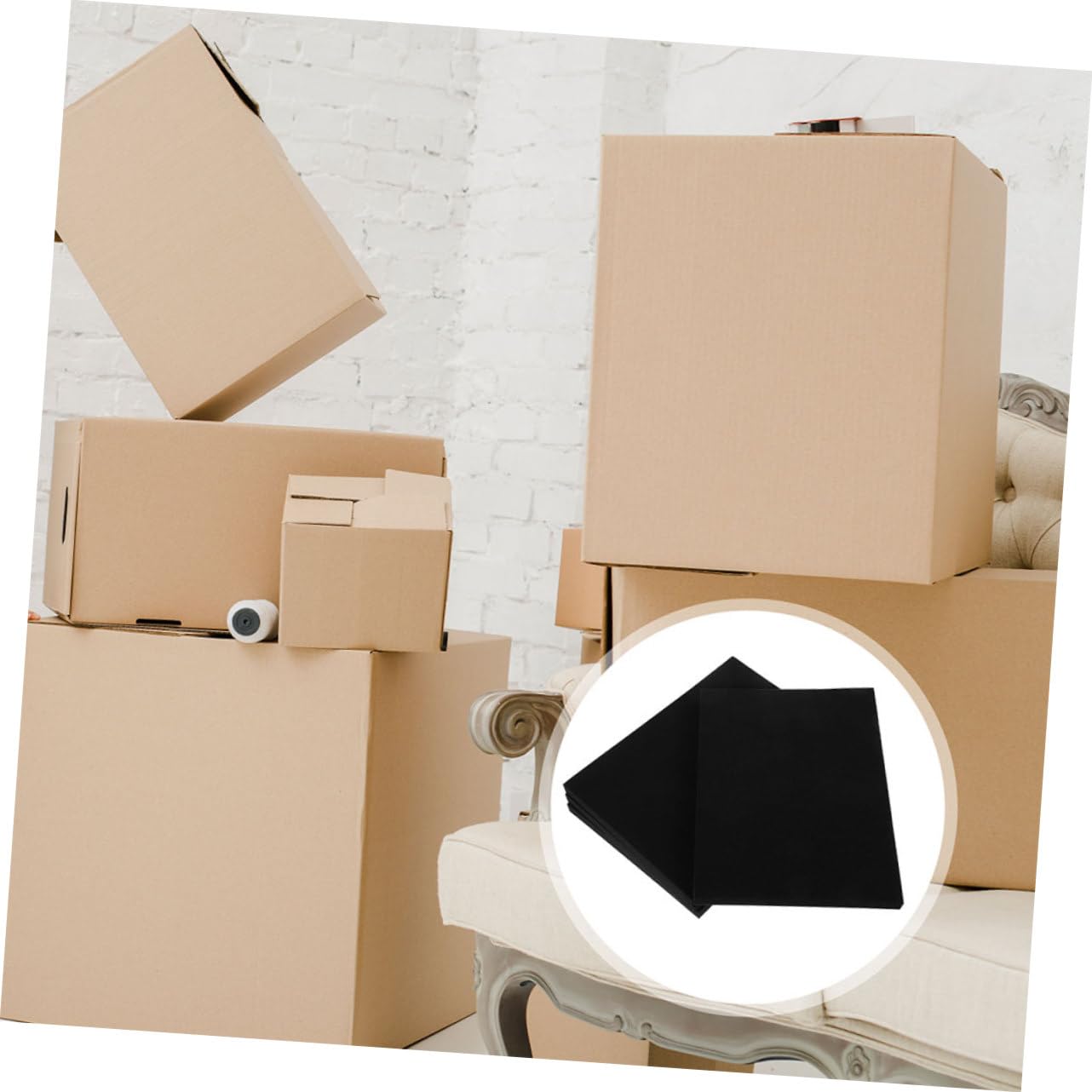 DOITOOL 4piezas Tabla De Esponja Para Cajas De Envío De Espuma Gruesa Para Protección De Embalaje Relleno De Espuma Para Cajas De y Suministros De Embalaje