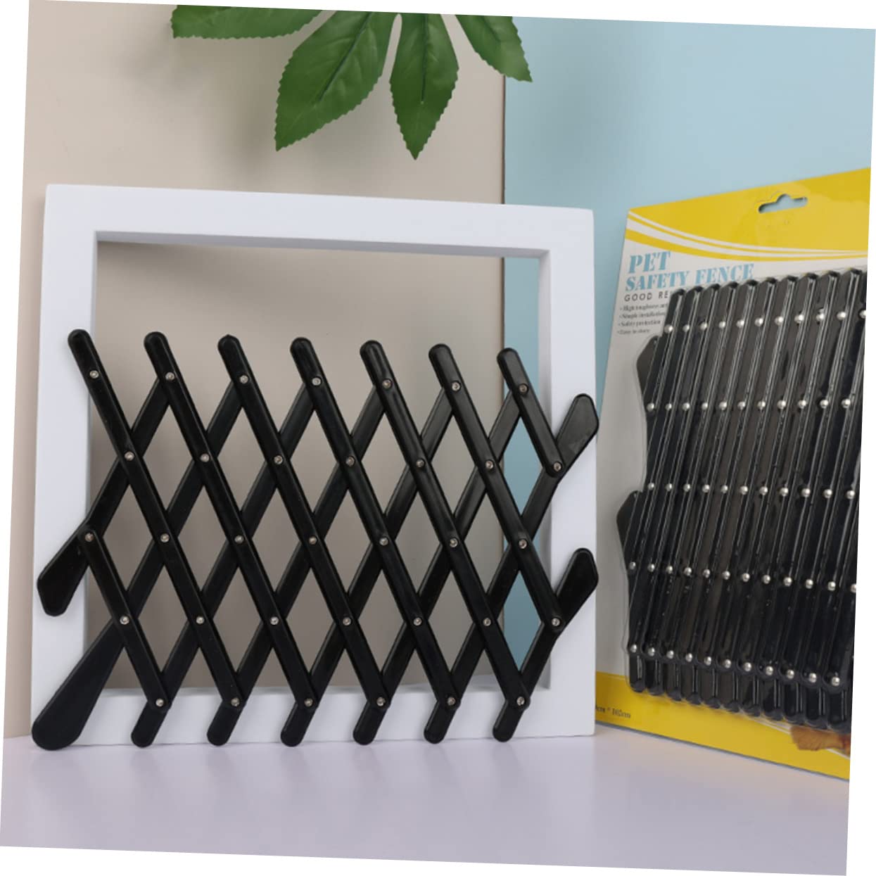 COLLBATH Puerta Retráctil Para Mascotas, Valla Extensible, image size:1245x1245