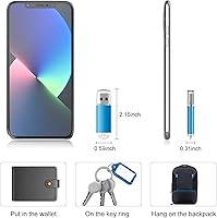 Vista 3 de Pen drive, memoria flash USB 2.0, paquete de 10 unidades., Azul 8g