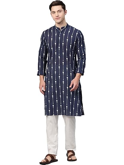 Men Cotton Regular Kurta