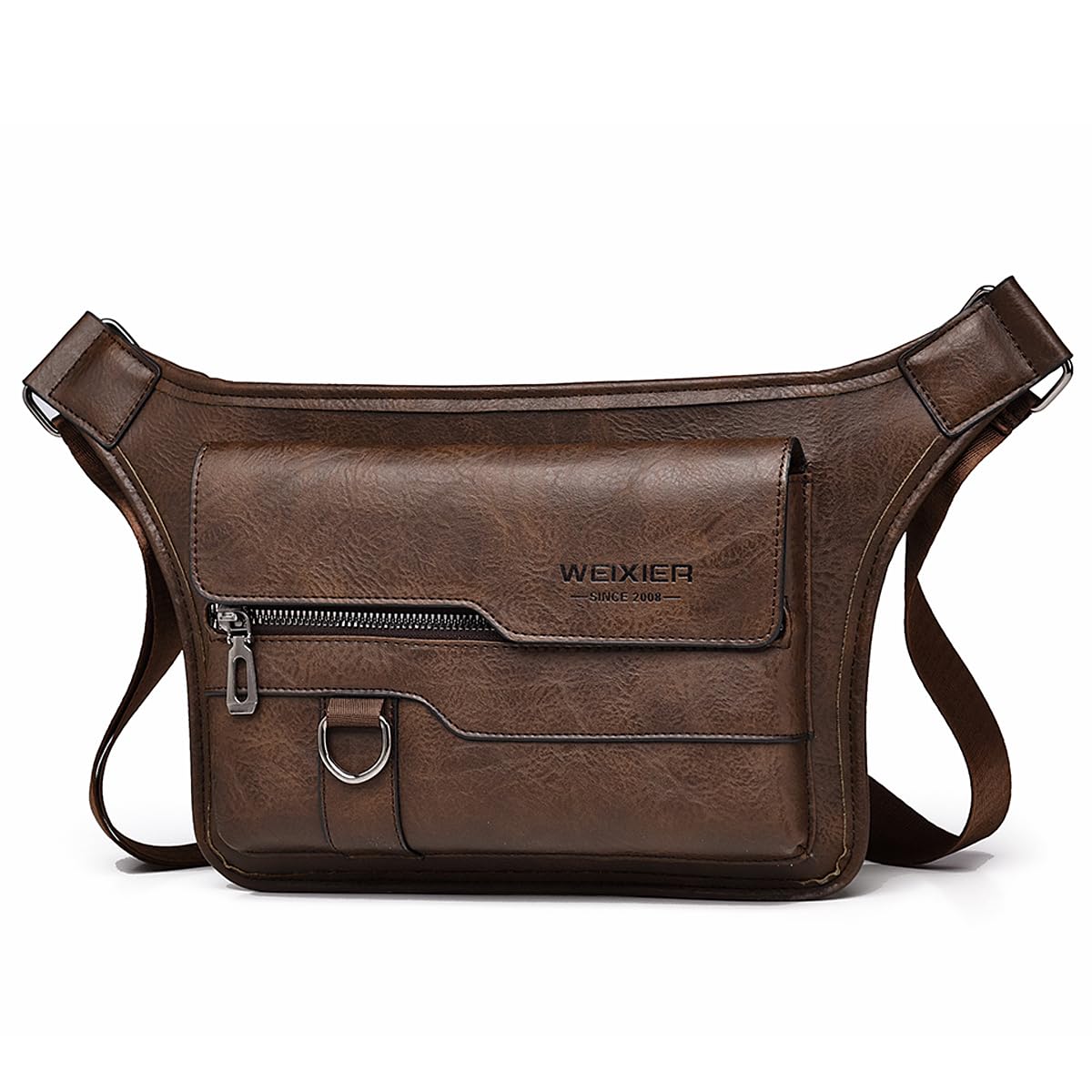 Bolso bandolera de piel para hombre A-QMZL estilo vintage y diseño crossbody para la oficina 7