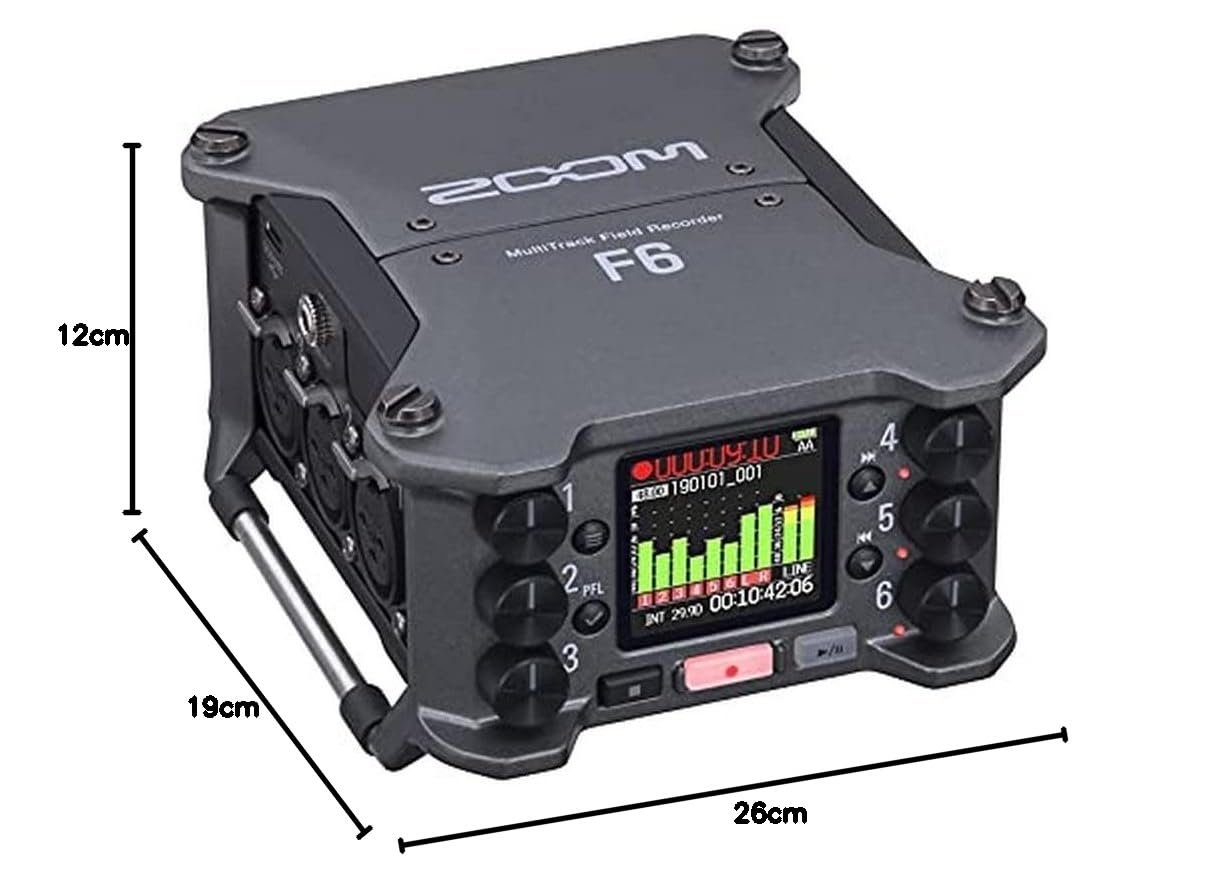 Zoom 316305 F6 Registratore audio nero