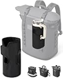 WEIGUZC Bottle Holder for HitchPoint Grid on Any YETI Hopper Soft Cooler or Camino Carryall - 600D Waterproof Oxford with 2mm Pearl Cotton - Hands-Free Water Bottle Carrier